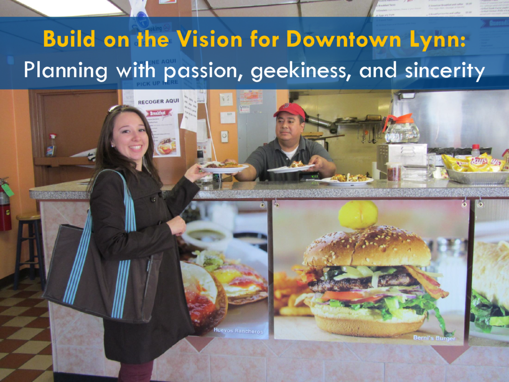 Planning with passion, geekiness and sincerity: Image of a scene in Downtown Lynn