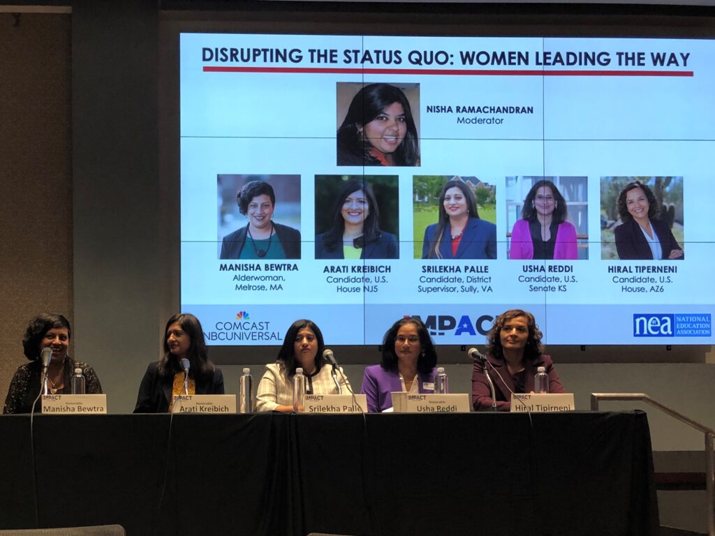 Indian American Impact Summit panel featuring "Women Disrupting the Status Quo"